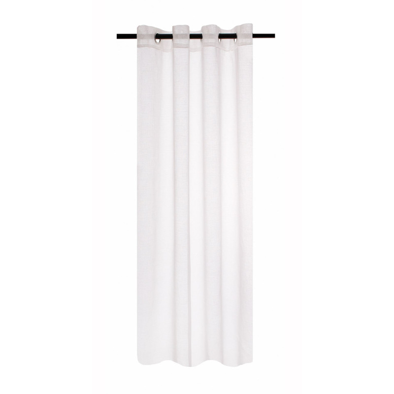 Firana z kółkami STELLA CHIC 140x270 off white